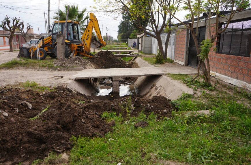 Mantenimiento de desagües pluviales: piden la colaboración de los vecinos bandeños