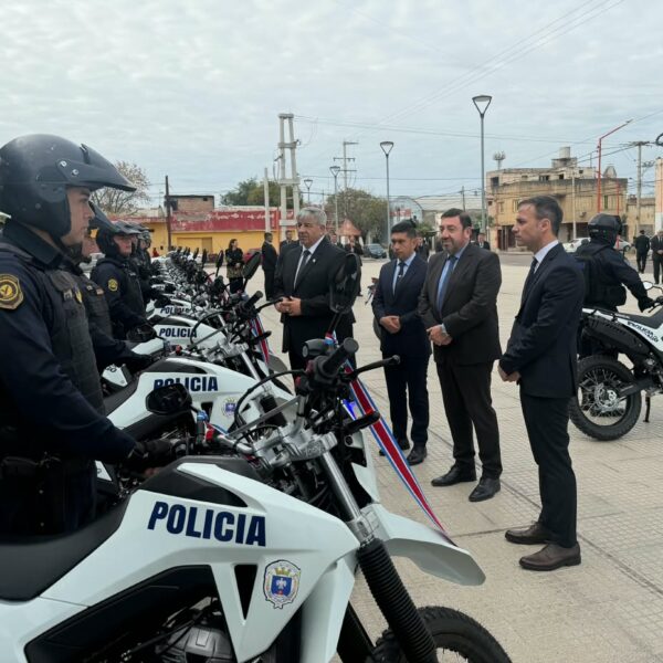 La policía de la provincia incorporó 30 motocicletas de alta cilindrada