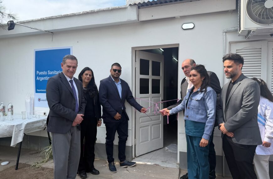 Inauguración del edificio renovado de la Posta de Argentina