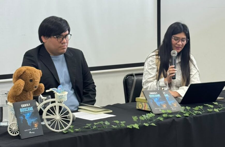 Bruno Soria presentó su novela “Cuenta y Búscame” en la 4ª Feria Municipal del Libro