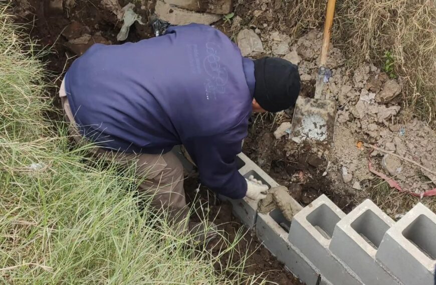 Finalizó una nueva obra de desagüe en el barrio Los Álamos 2 de La Banda