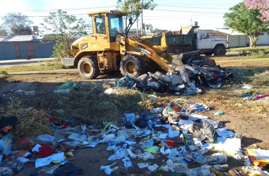Avanzan los operativos de erradicación de basurales en La Banda
