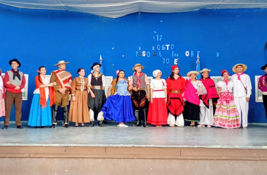 El BAFOJONE llevó la danza santiagueña a un encuentro internacional en Puerto Madryn