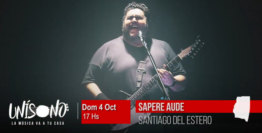 El rock santiagueño llega a la TV Pública de la mano de Sapere Aude