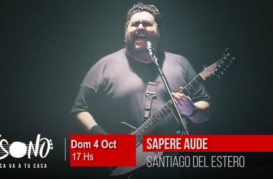 El rock santiagueño llega a la TV Pública de la mano de Sapere Aude