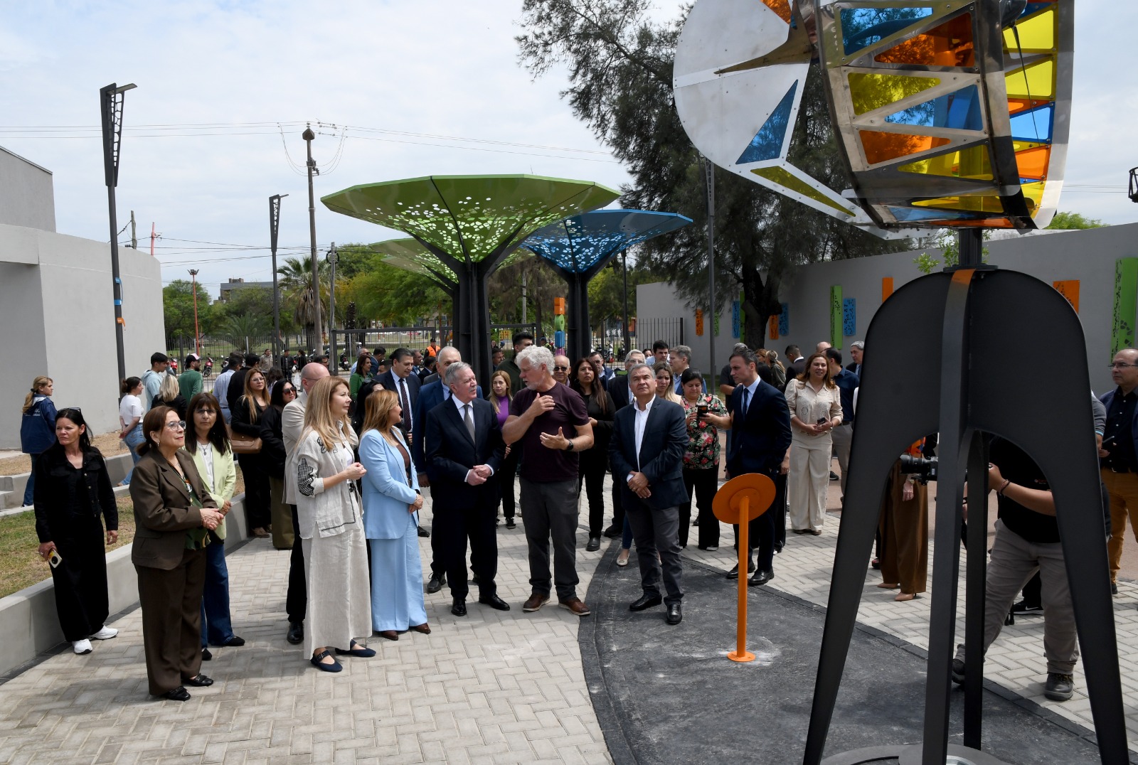 Inauguraron la Plaza de las Ciencias, un espacio para aprender y experimentar jugando