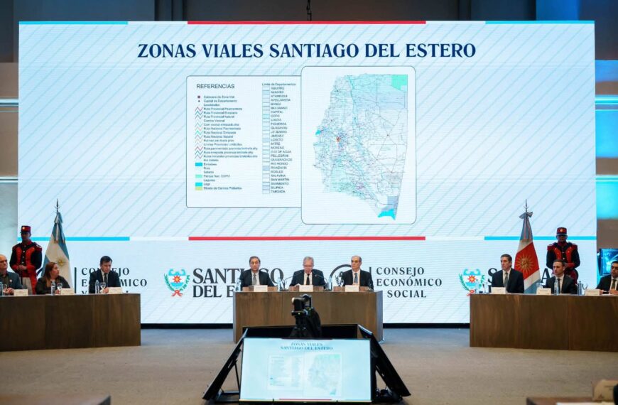 Elías Suárez anunció 3.500 viviendas, 1.430 km de caminos y acceso al agua para 72.400 santiagueños