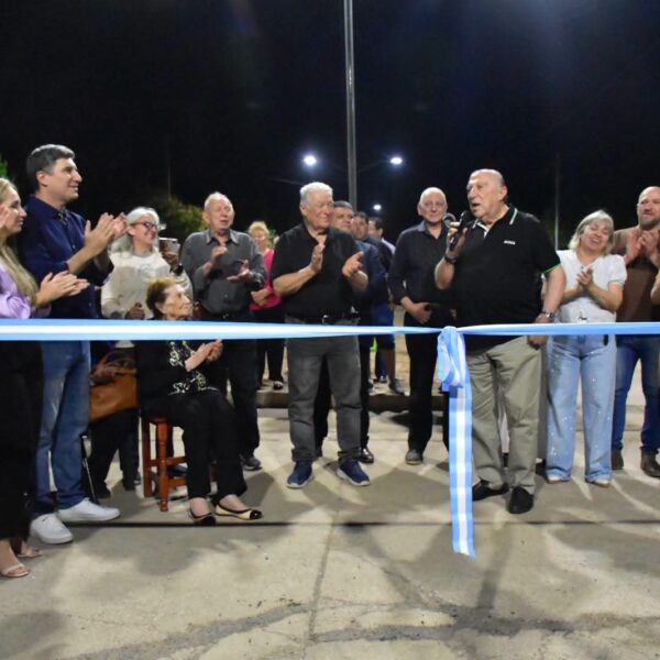 Frías: Inauguraron el Boulevard Belgrano en el barrio Villa Paulina