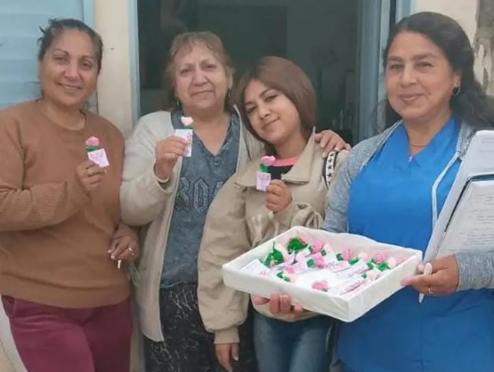 El CIC San Carlos realizó visitas domiciliarias por la campaña de prevención del cáncer de mama
