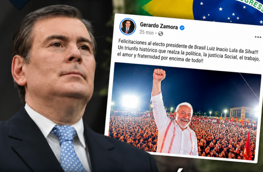 Zamora celebró el triunfo de Lula: “Una victoria de la justicia social, el trabajo y la fraternidad”